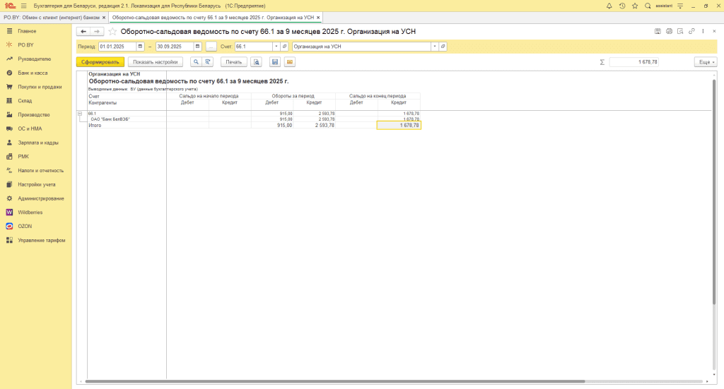 Кредиты и займы у фирмы на УСН 16